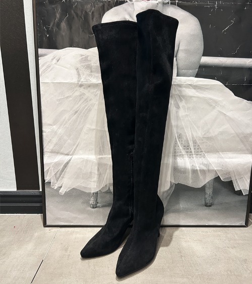 [SALE]suede long boots